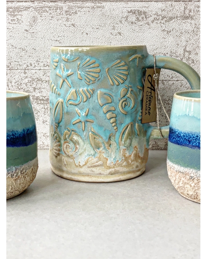 Kubek ceramiczny SHELL 570 ml