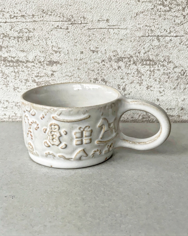 Kubek ceramiczny WHITE HOLIDAY 110 ml