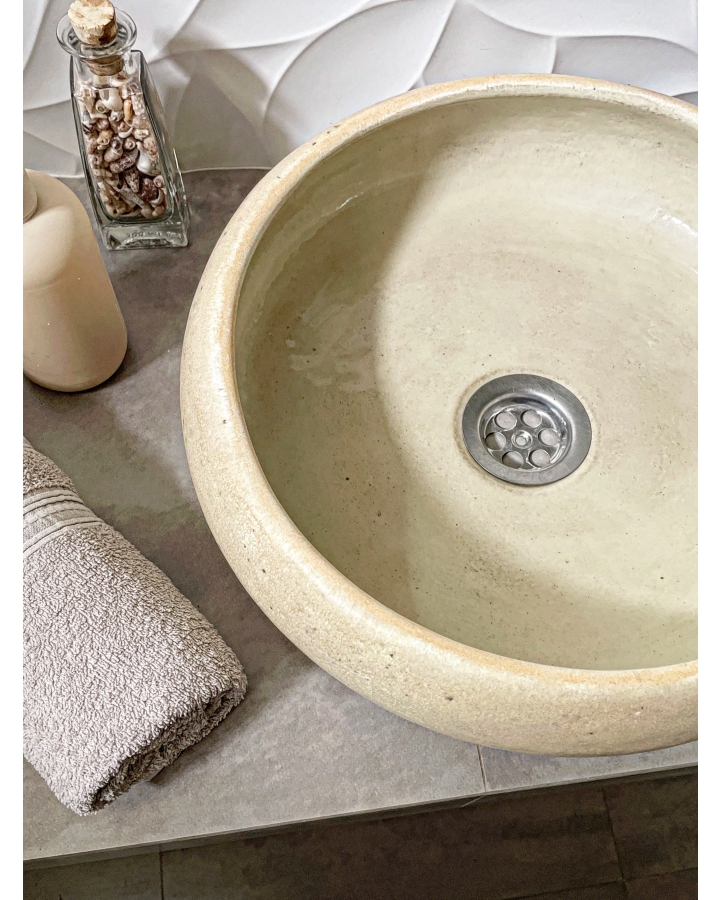 Ceramiczna umywalka BEIGE