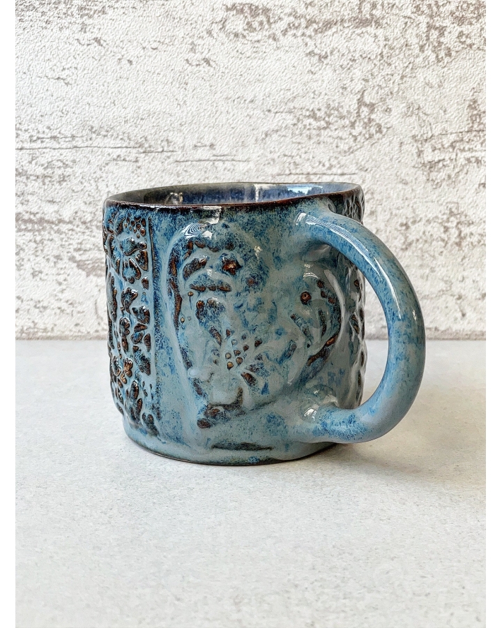 Kubek ceramiczny BLUE FLOWERS 360 ml