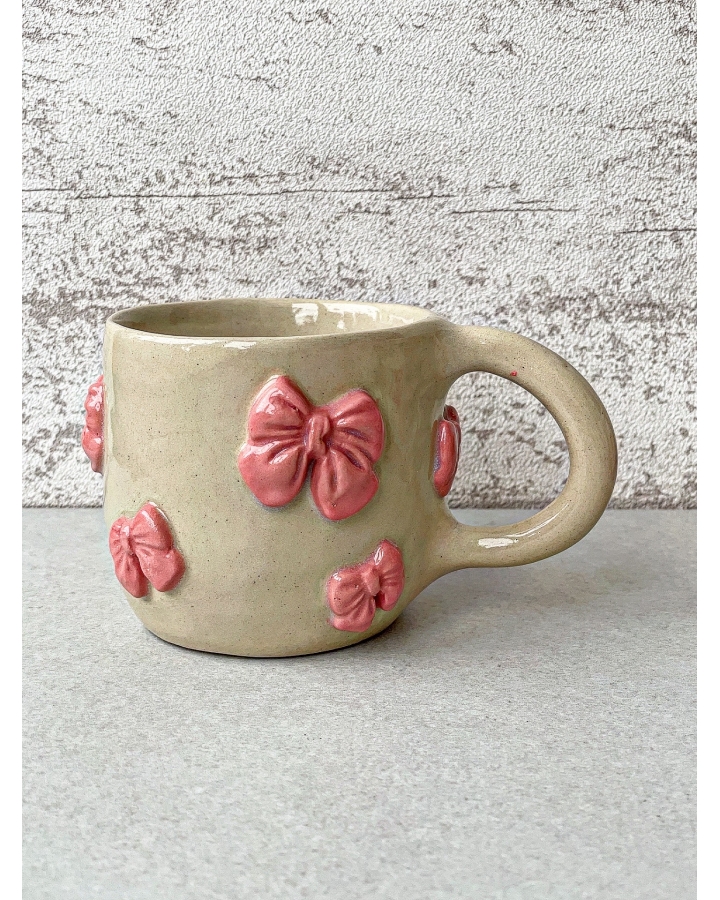 Kubek ceramiczny KOKARDKI 210 ml OUTLET