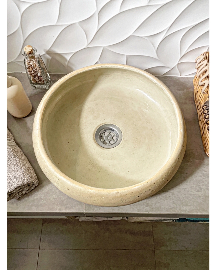 Ceramiczna umywalka BEIGE