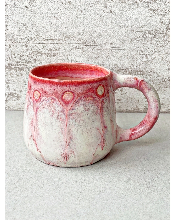 Kubek ceramiczny PINK DRAGON 360 ml