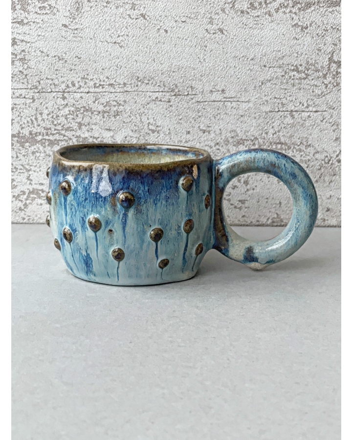 Kubek ceramiczny BLUE DOTS 250 ml