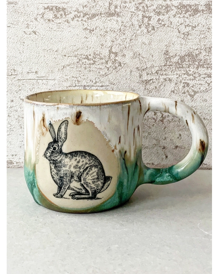 Kubek ceramiczny ZAJĄC 340 ml