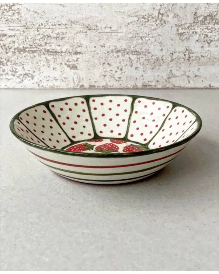Miska ceramiczna TRUSKAWKI 500 ml