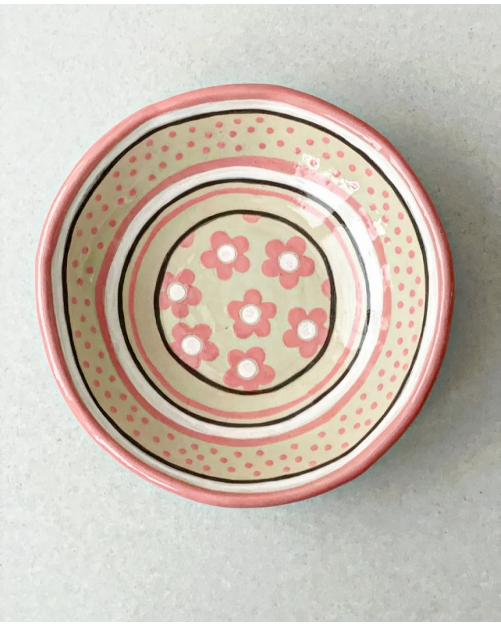 Miska ceramiczna KWIATKI 500 ml