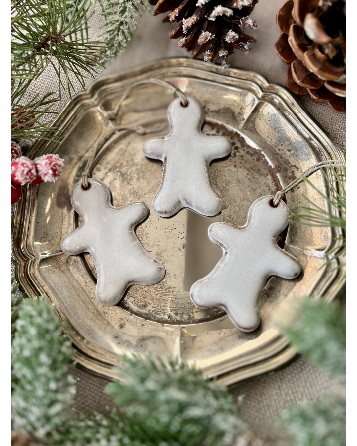 Ceramiczna zawieszka choinkowa CIASTEK mały