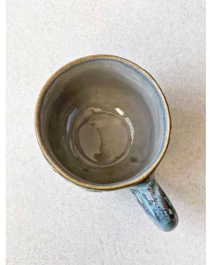 Kubek ceramiczny BLUE FLORAL 300 ml