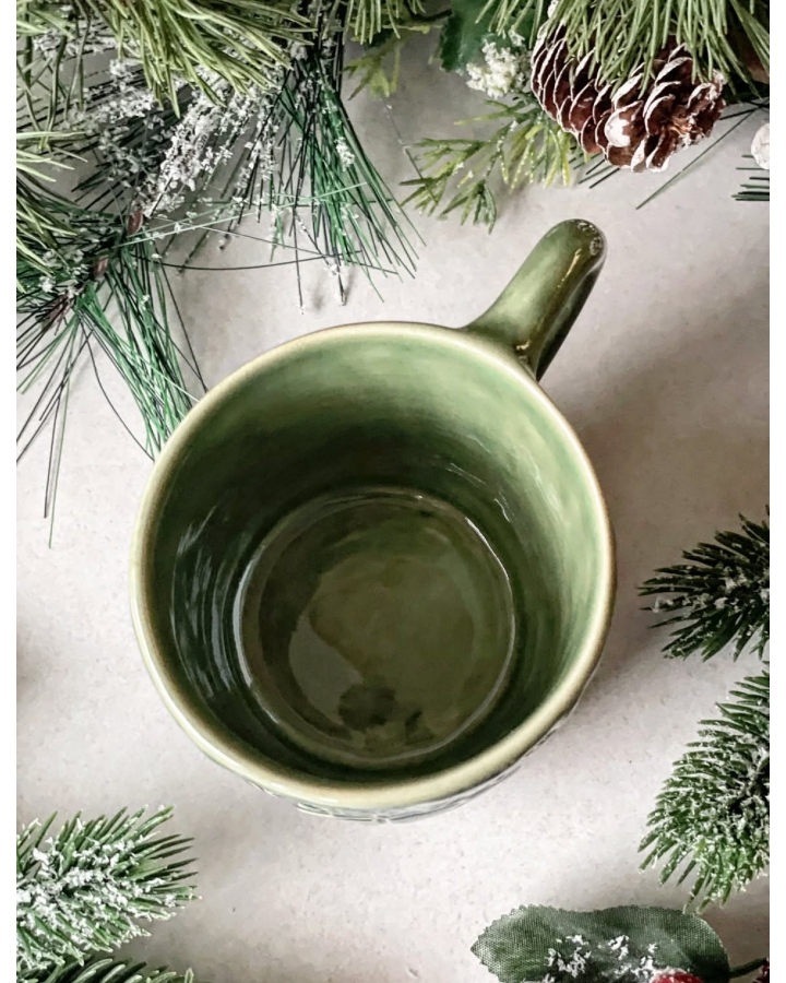Kubek ceramiczny GREEN CHRISTMAS 360 ml