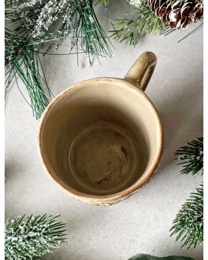 Kubek ceramiczny BEIGE SNOW 250 ml