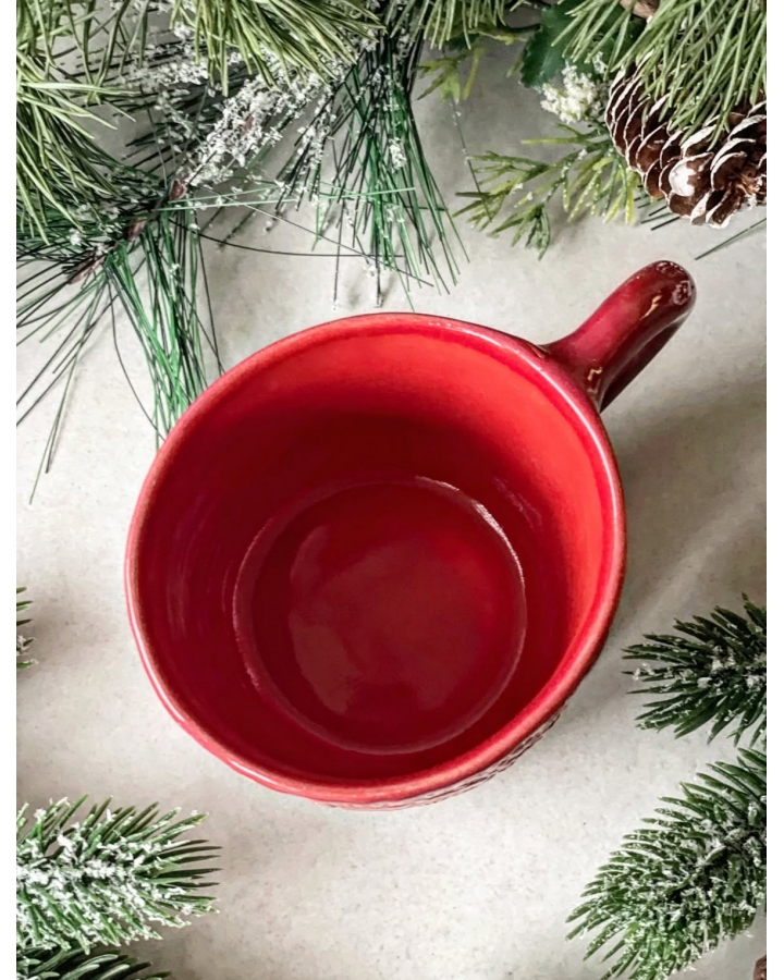 Kubek ceramiczny RED CHRISTMAS 360 ml