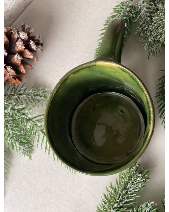 Kubek ceramiczny GREEN BIRDS 530 ml