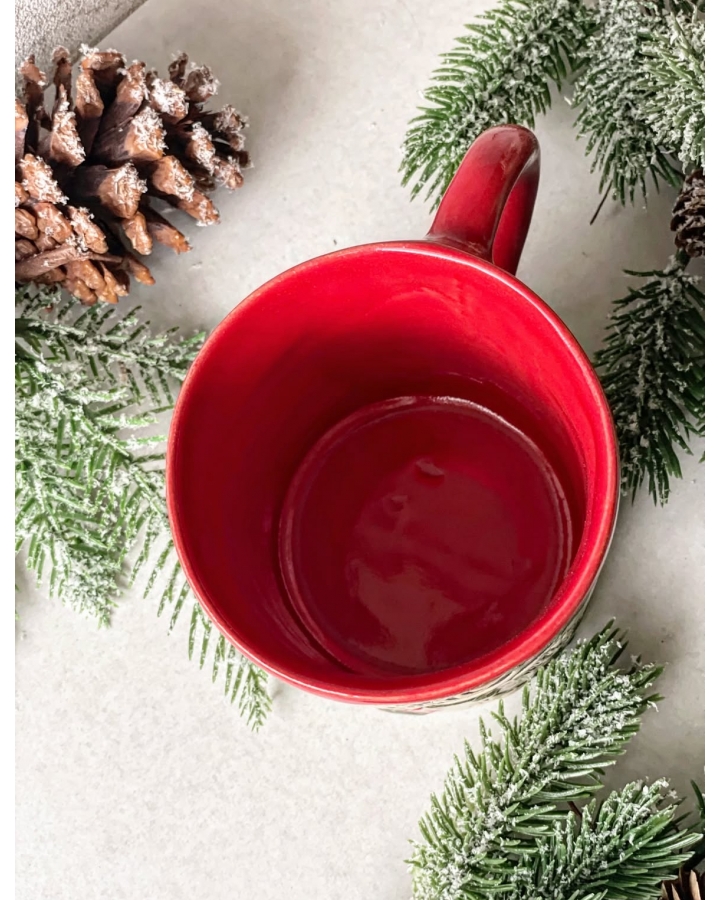 Kubek ceramiczny RED BIRDS 510 ml