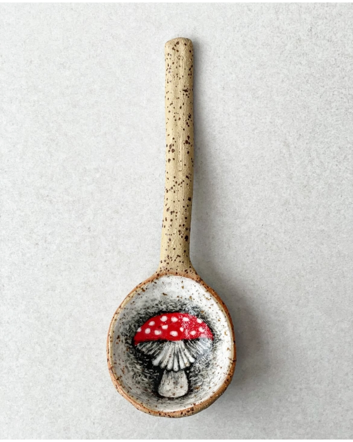 Łyżka ceramiczna MUSHROOM