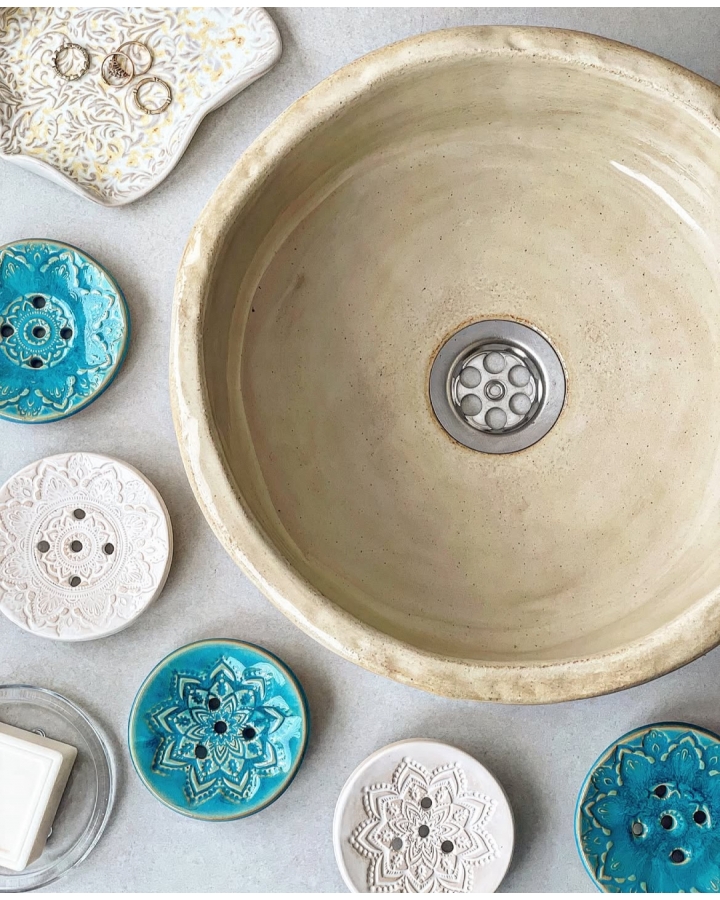 Mydelniczka WHITE MANDALA