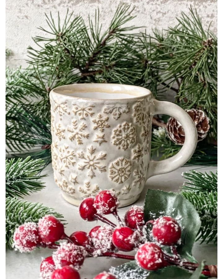 Kubek ceramiczny CREAM SNOW 240 ml