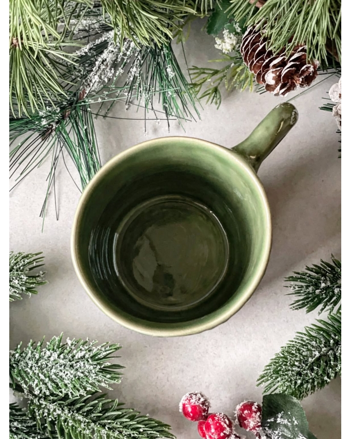 Kubek ceramiczny GREEN CHRISTMAS 410 ml