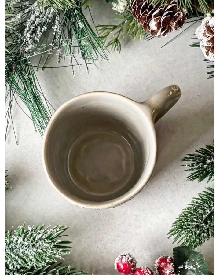 Kubek ceramiczny GRAY SNOW 220 ml